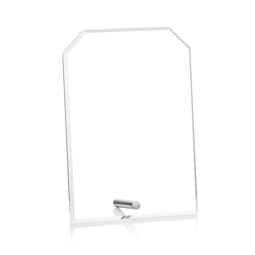 Polaris Clipped Rectangle Award - Silver 4
