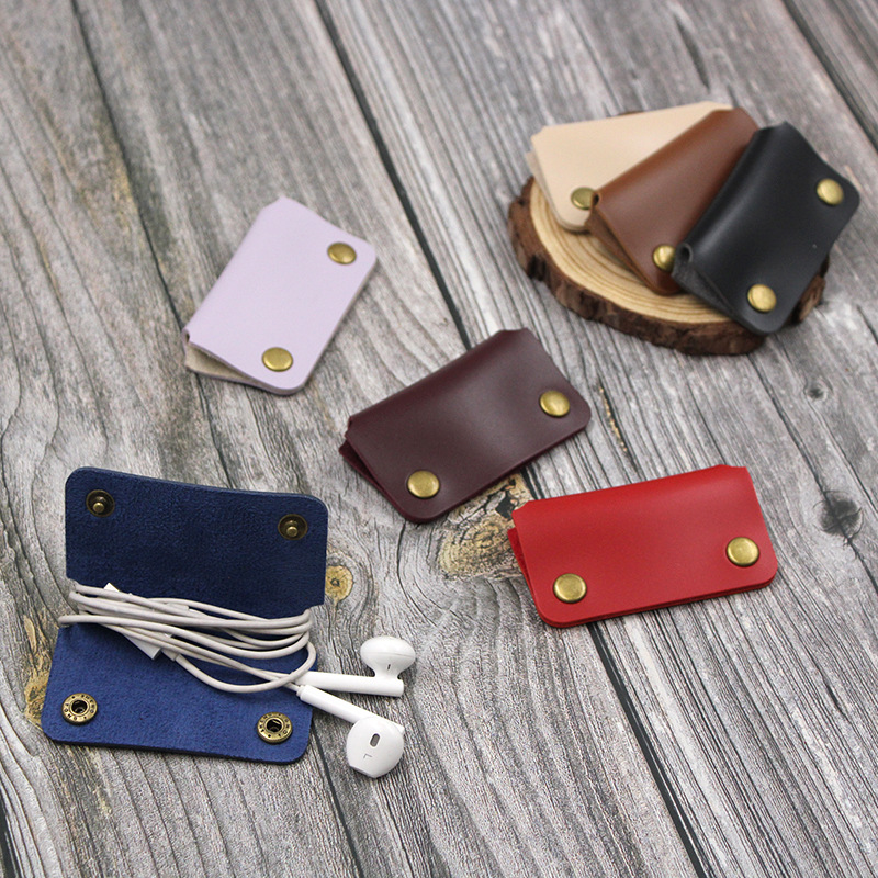 Leather Data Cord Organizer 1