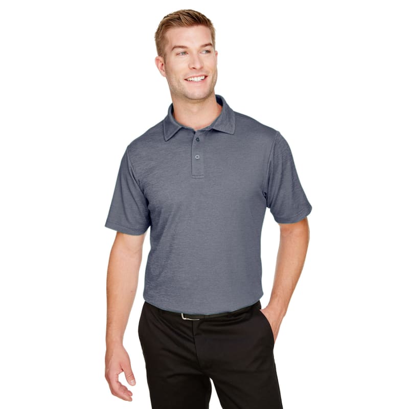 Devon & Jones CrownLux Performance™ Men's Address Melange Polo 10