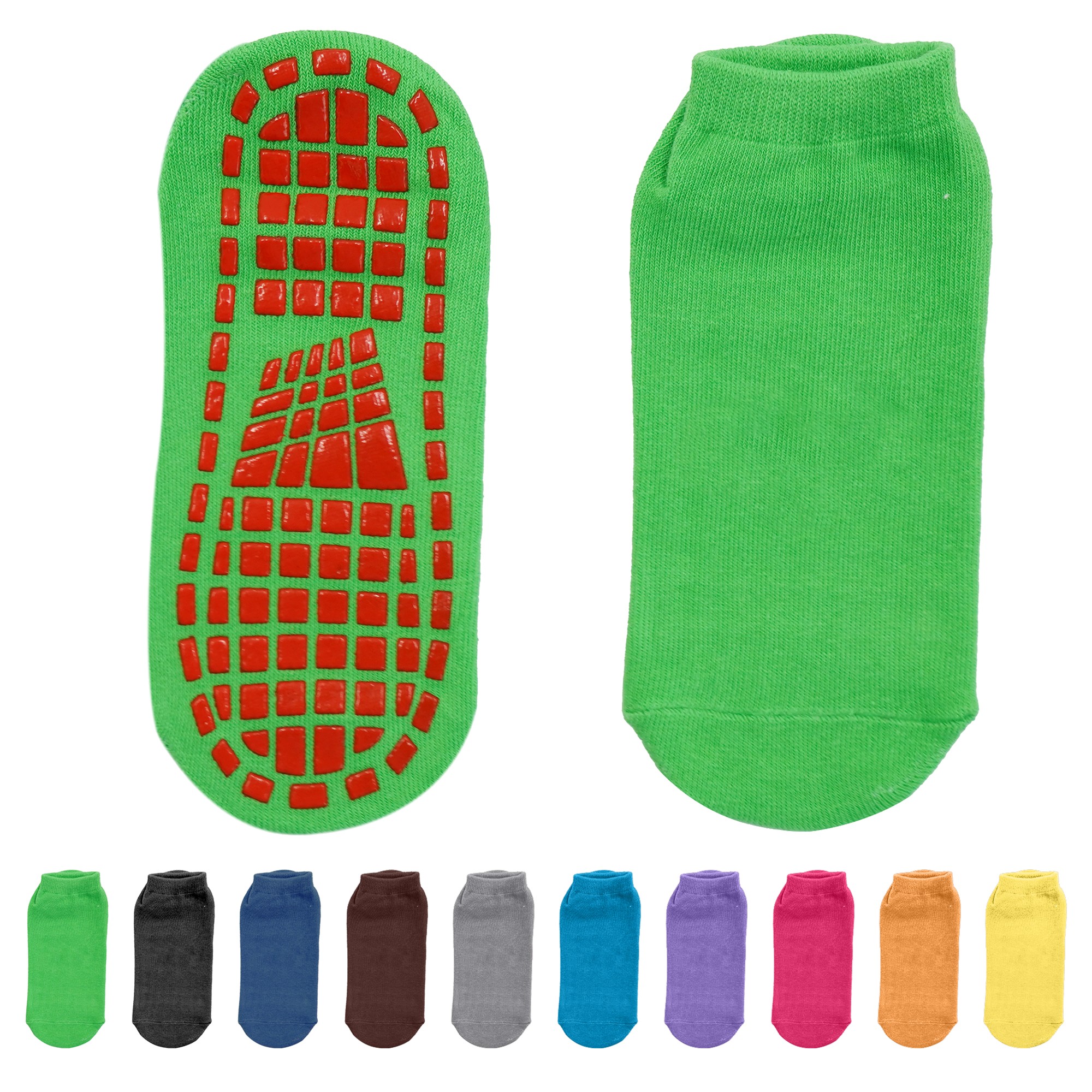 Non Slip Floor Socks With Grip Dots 12
