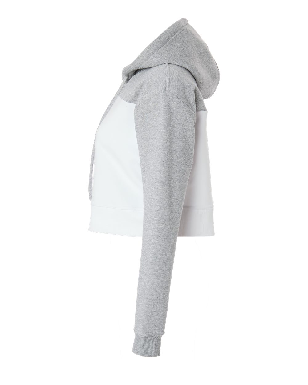Women's Cropped Fleece Hooded Sweatshirt - BW5404 56