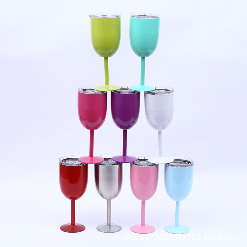 Stainless Steel Bar Restaurant Wine Glass 5