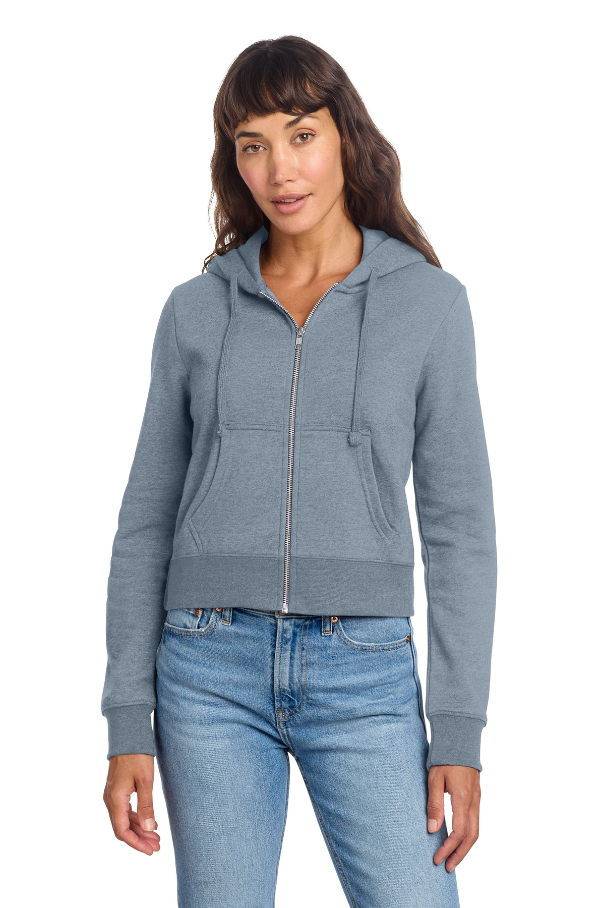 District Women's V.I.T. Fleece Full-Zip Hoodie DT6103 29