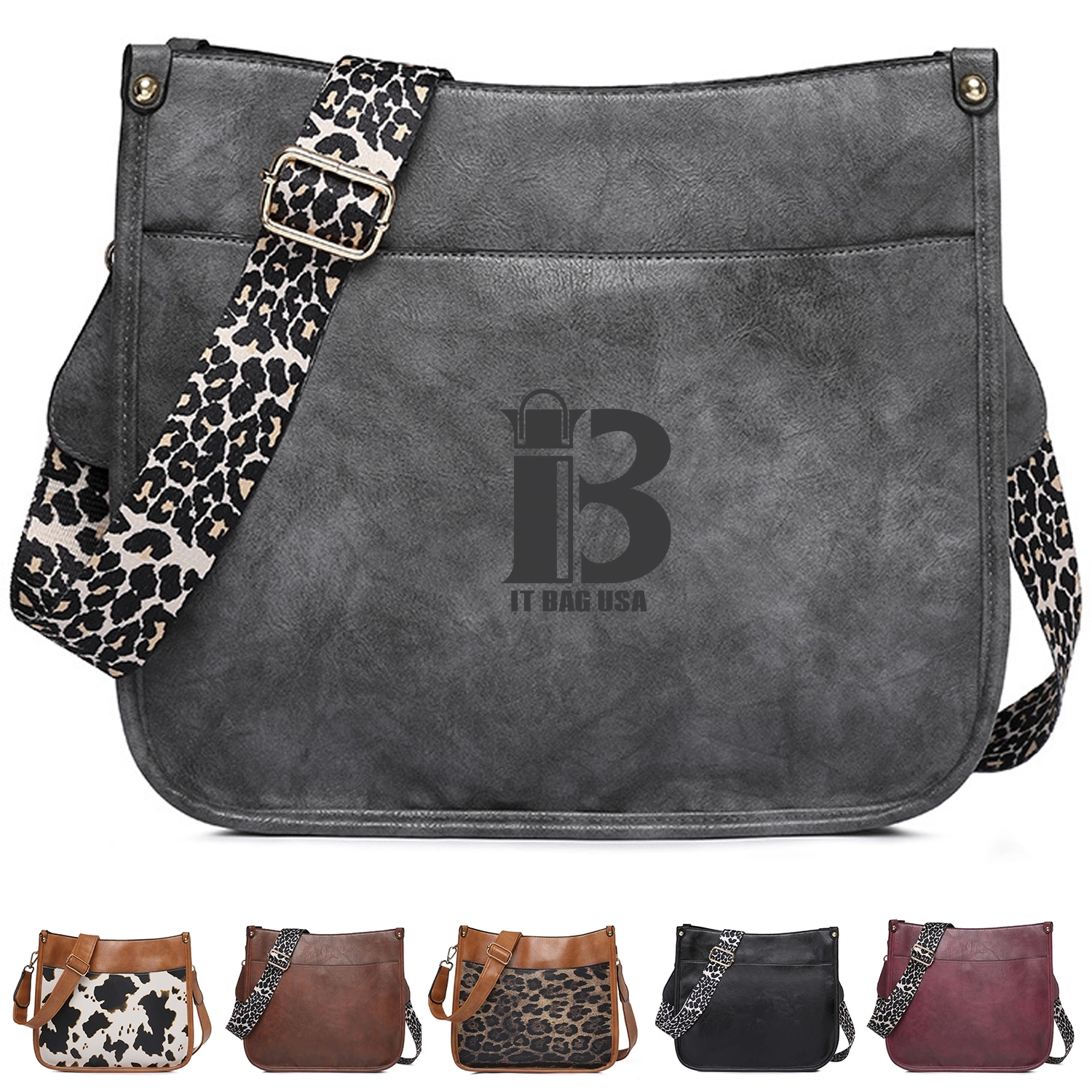 Vegan Leather Crossbody Bags 1