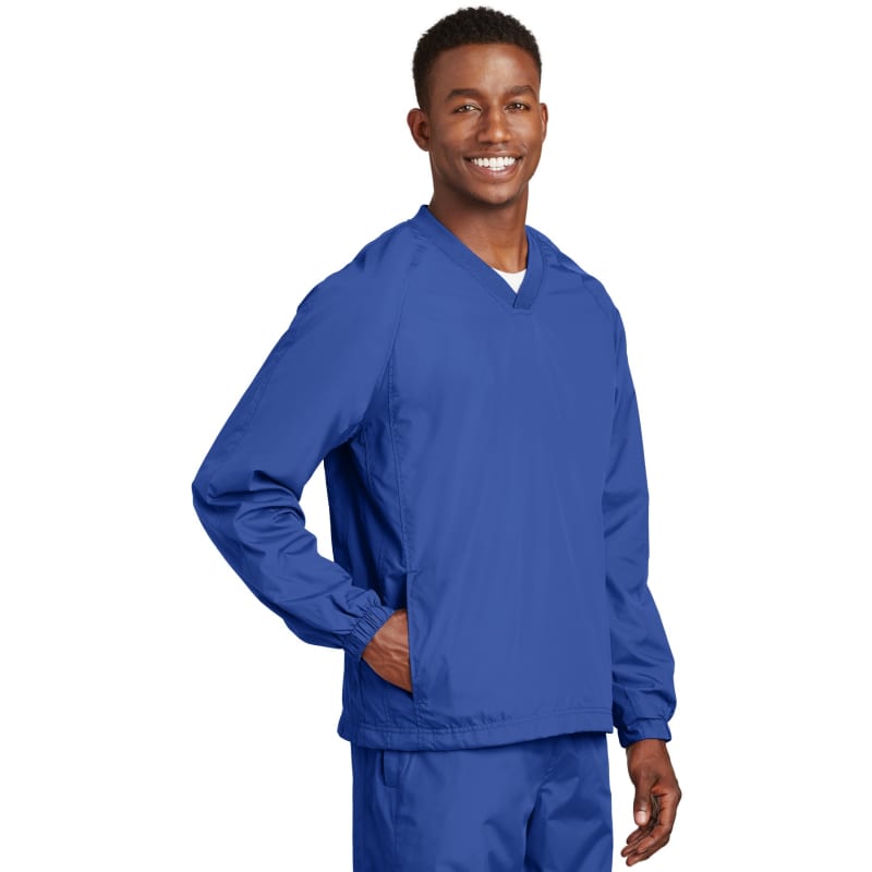 Sport-Tek Sport-Tek V-Neck Raglan Wind Shirt 13