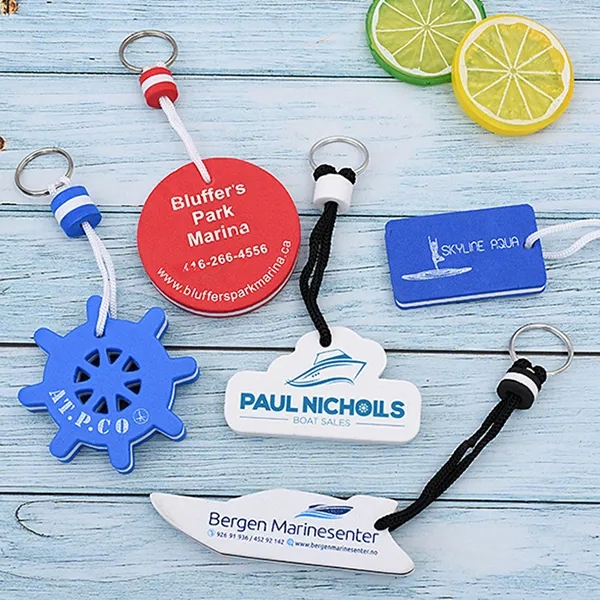 Oval Shaped Eva Foam Floating Keytag 5