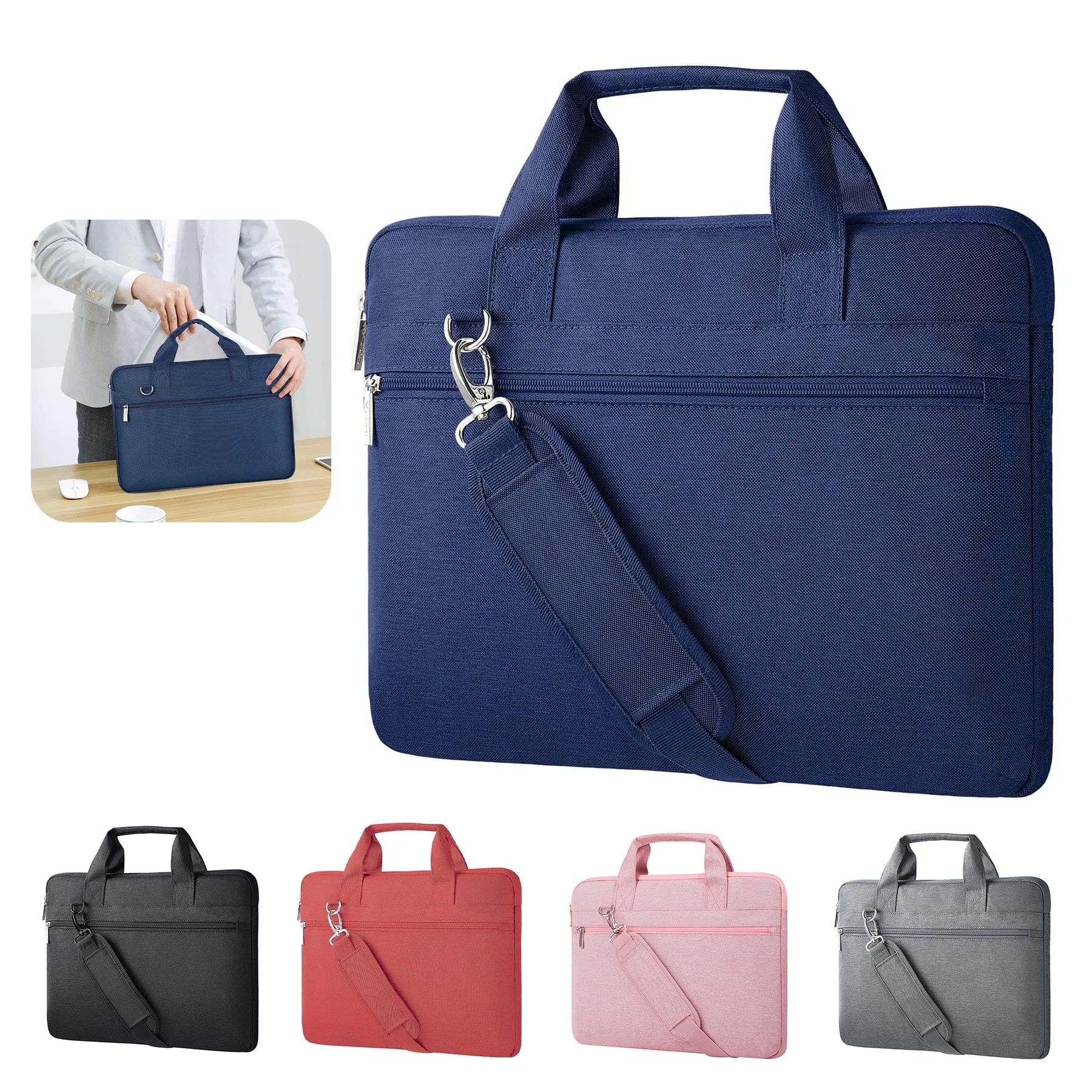Protective Computer Carrying Briefcase 6