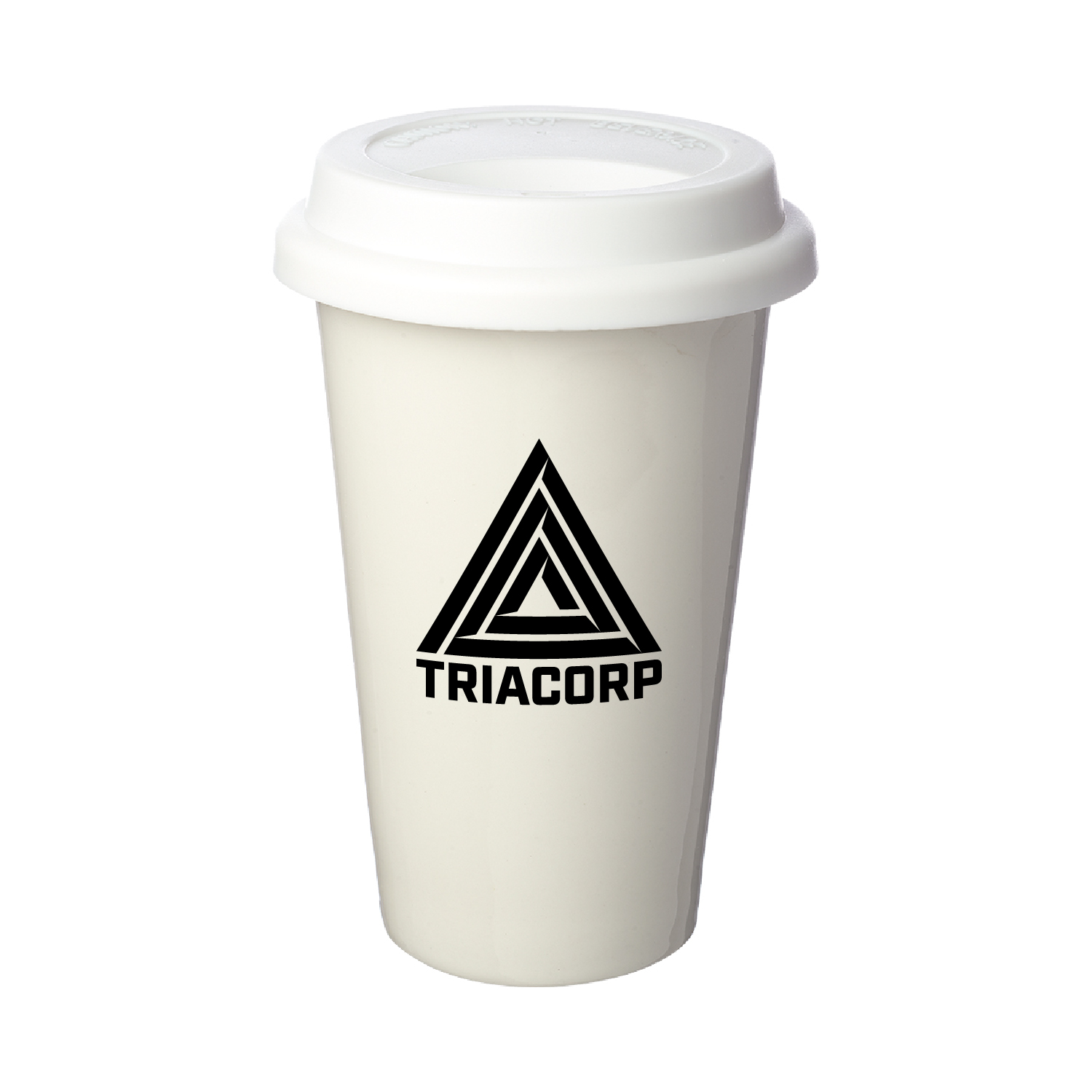 11 oz. Double Wall Ceramic Tumbler (1 Color Imprint) 2