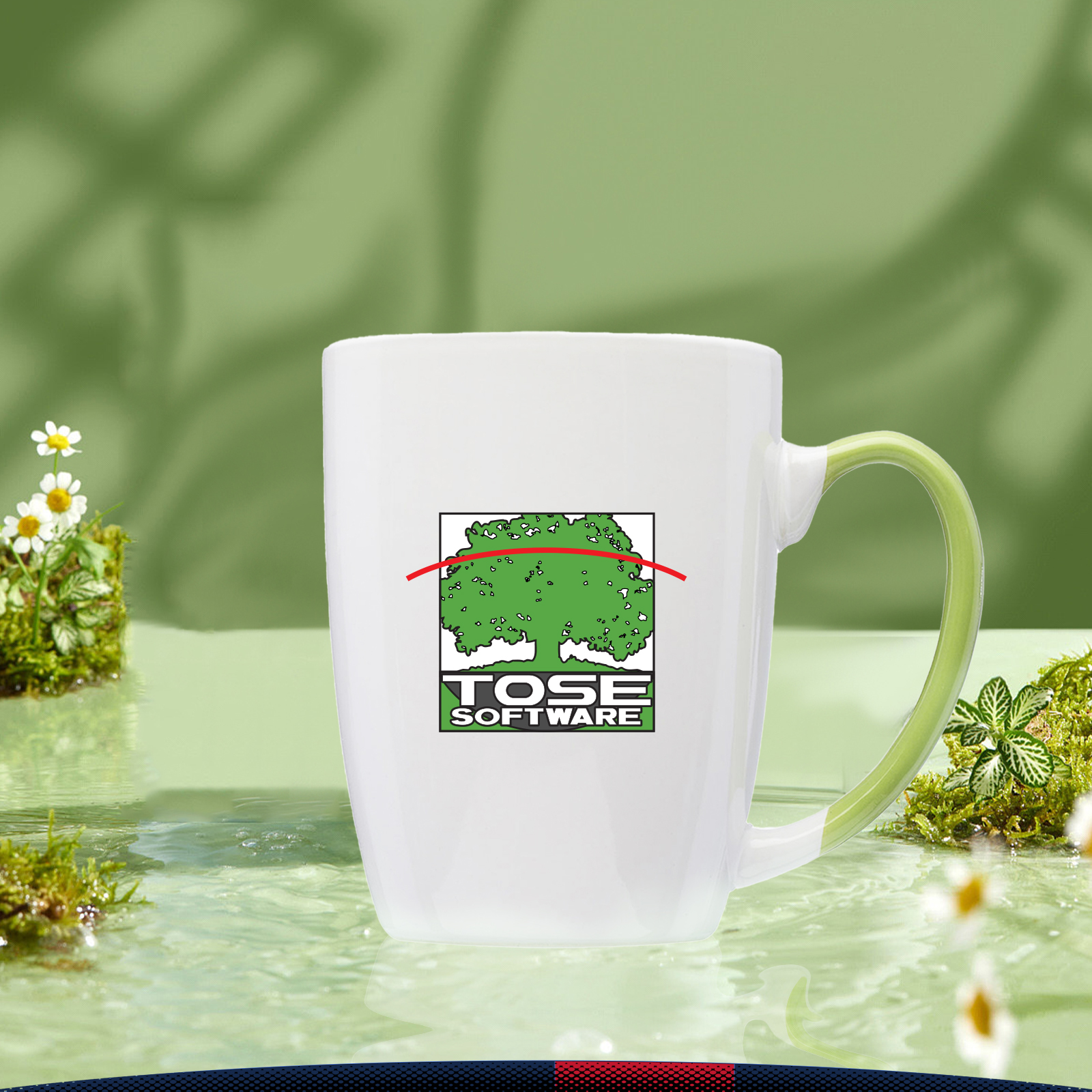 12 oz. Two-Tone Customized Latte Mugs 7