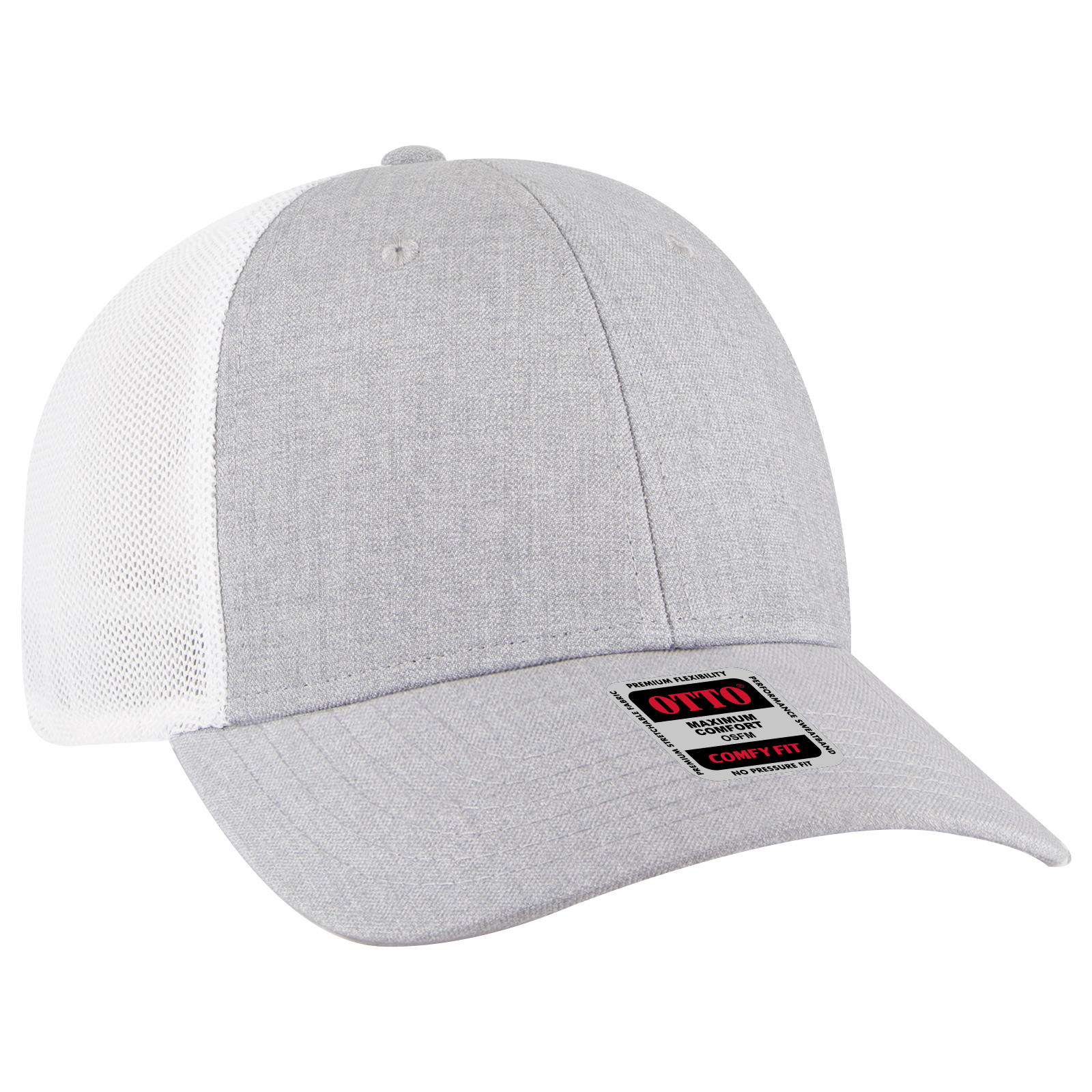 OTTO CAP® OTTO COMFY FIT® 6 Panel Low Profile Mesh Back Trucker Hat 4