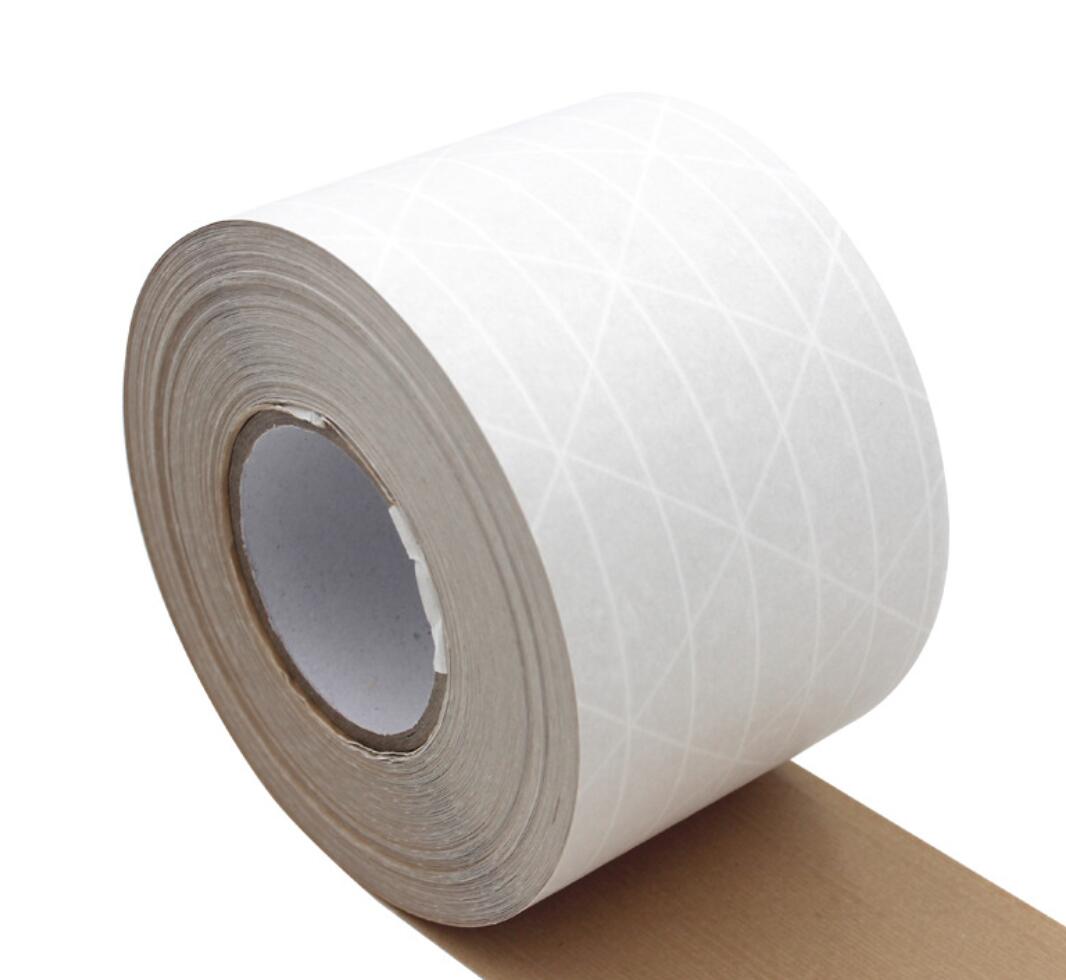 Custom 3 Color White Ultra Durable Water-Activated Tape 4