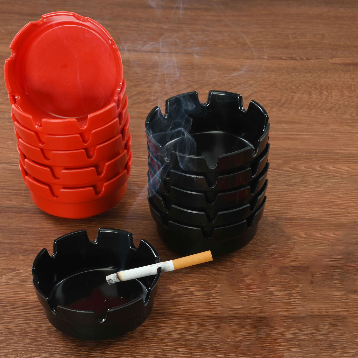 Heat Resistant Plastic Ashtray 10