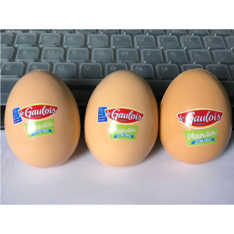 Simulate Egg-Shaped Stress Reliever Ball---2.4"x1.77" 2