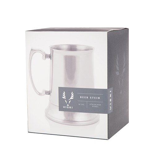 Viski® Stainless Steel Beer Stein 1