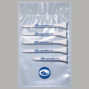 Value Poly Bag Pack w/ Four 2 3/4" Tees, One 2 1/8" Tee & 1 Marker 1