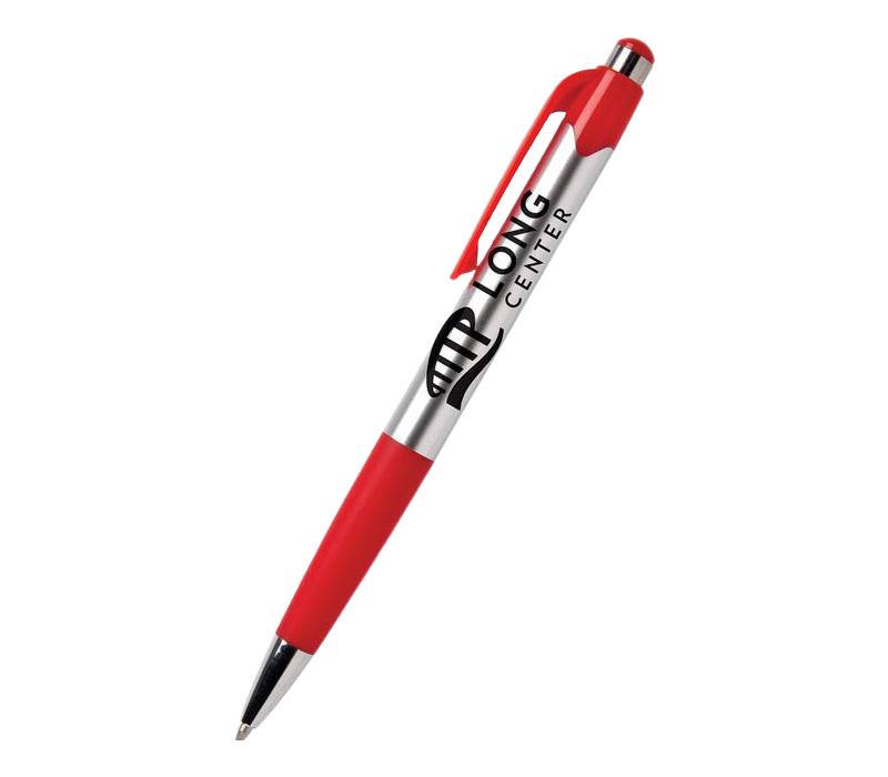 Silver Tone Grip Pen - Domestic 5