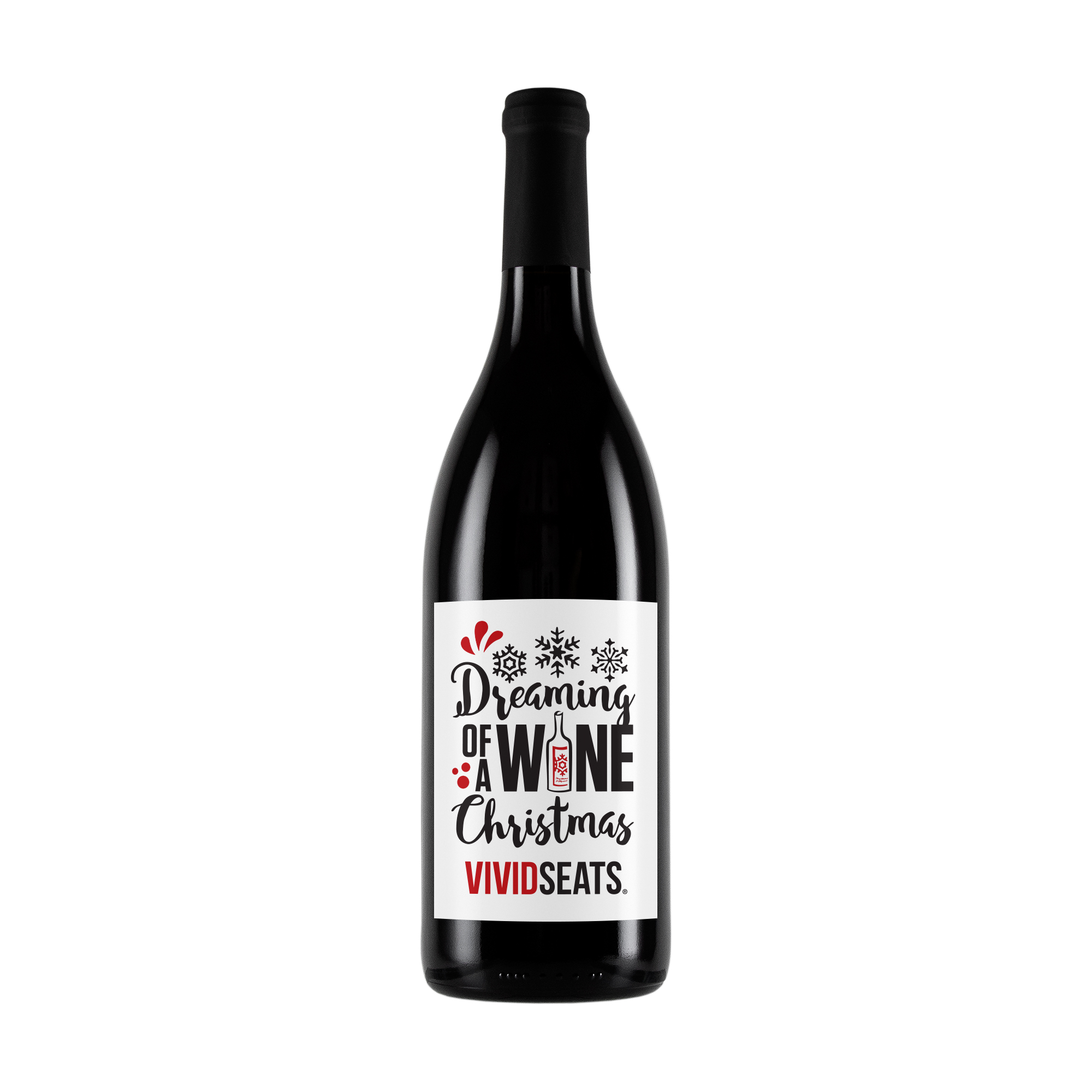 Labeled Pinot Noir Red Wine with Full-Color Custom Label 1