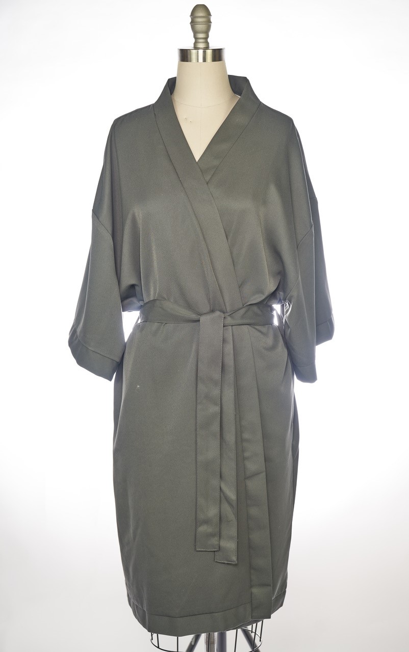 Microfiber Unlined Kimono Bathrobe 3