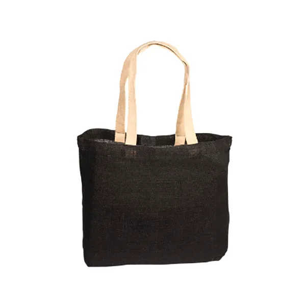 Eco Jute Tote -17.75 x 13.75 x 4 5