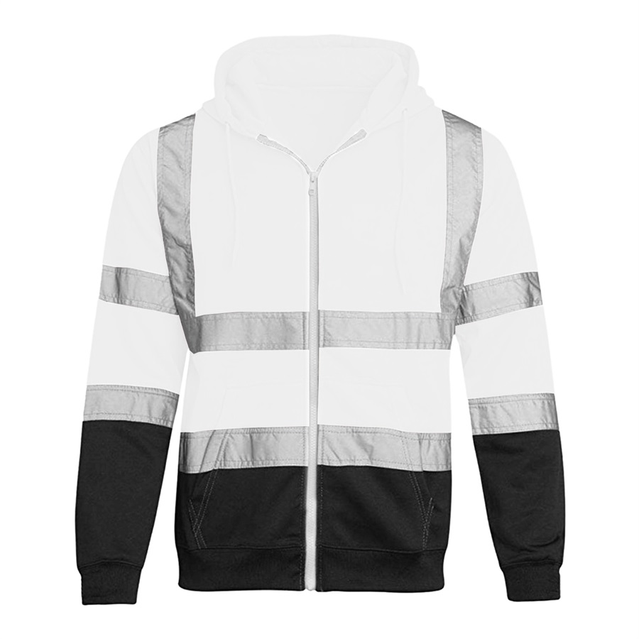 VISIPRO Reflective Colorblock Safety Full-Zip Hoodie - 280G 6