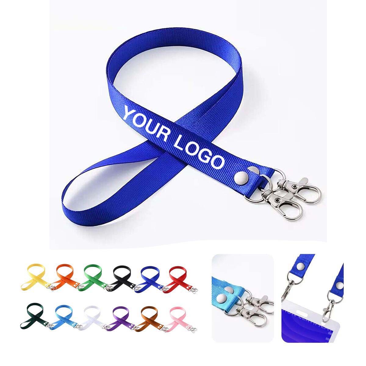 Work Badge Lanyard with Secure Phone Support 7