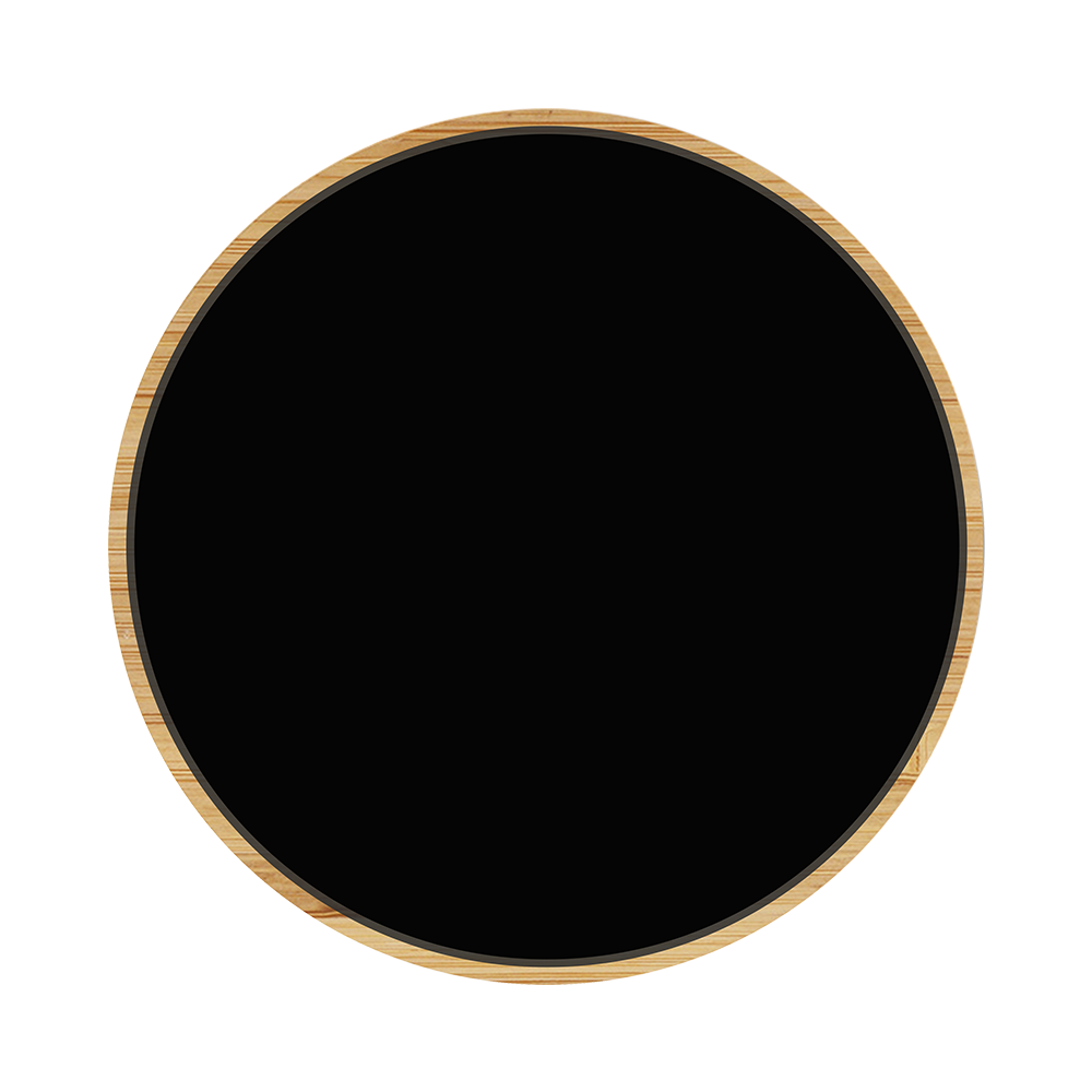 Evanston Bamboo Light Up Wireless Charger 15W