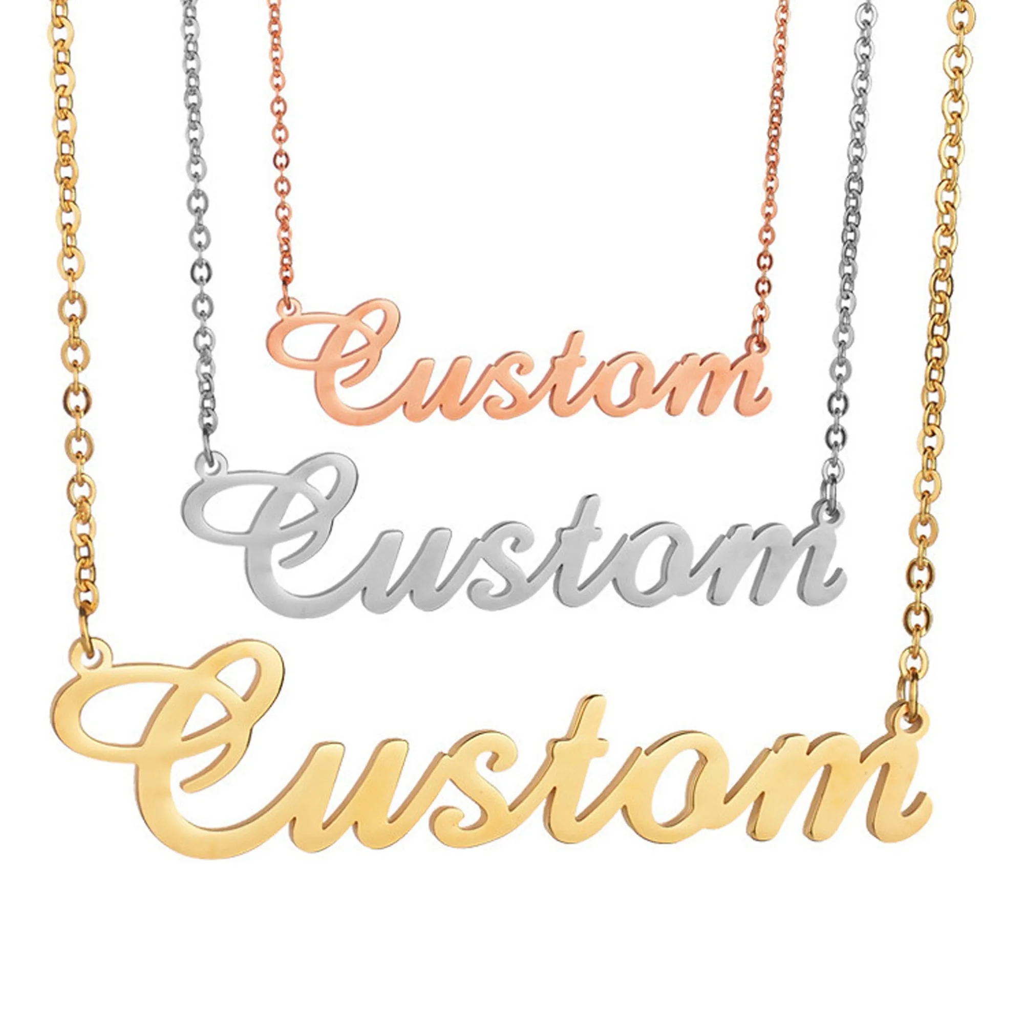 Stainless Steel Custom Name Necklace 4