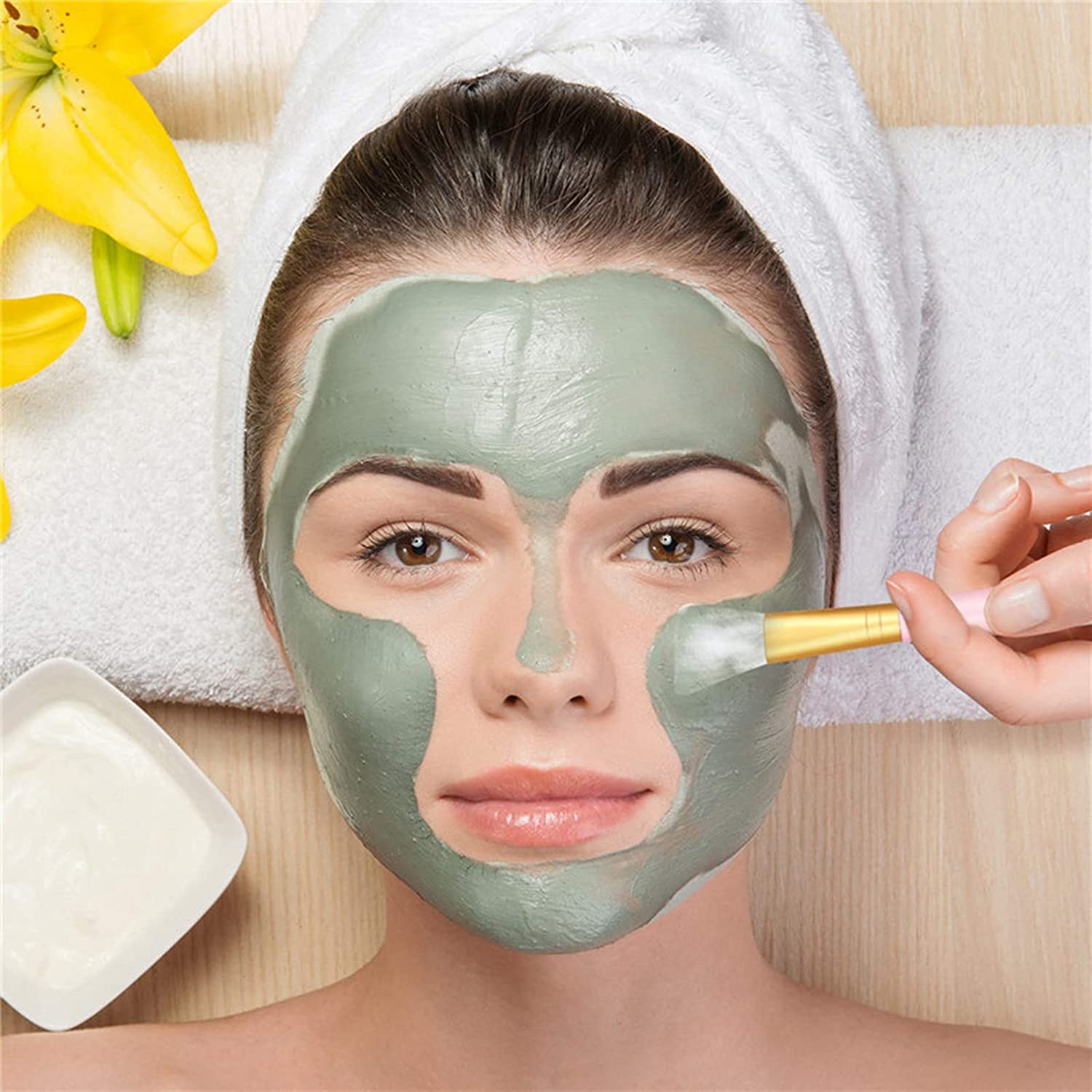 Soft Silicone Facial Mud Mask Applicator DIY Make up Brush 5
