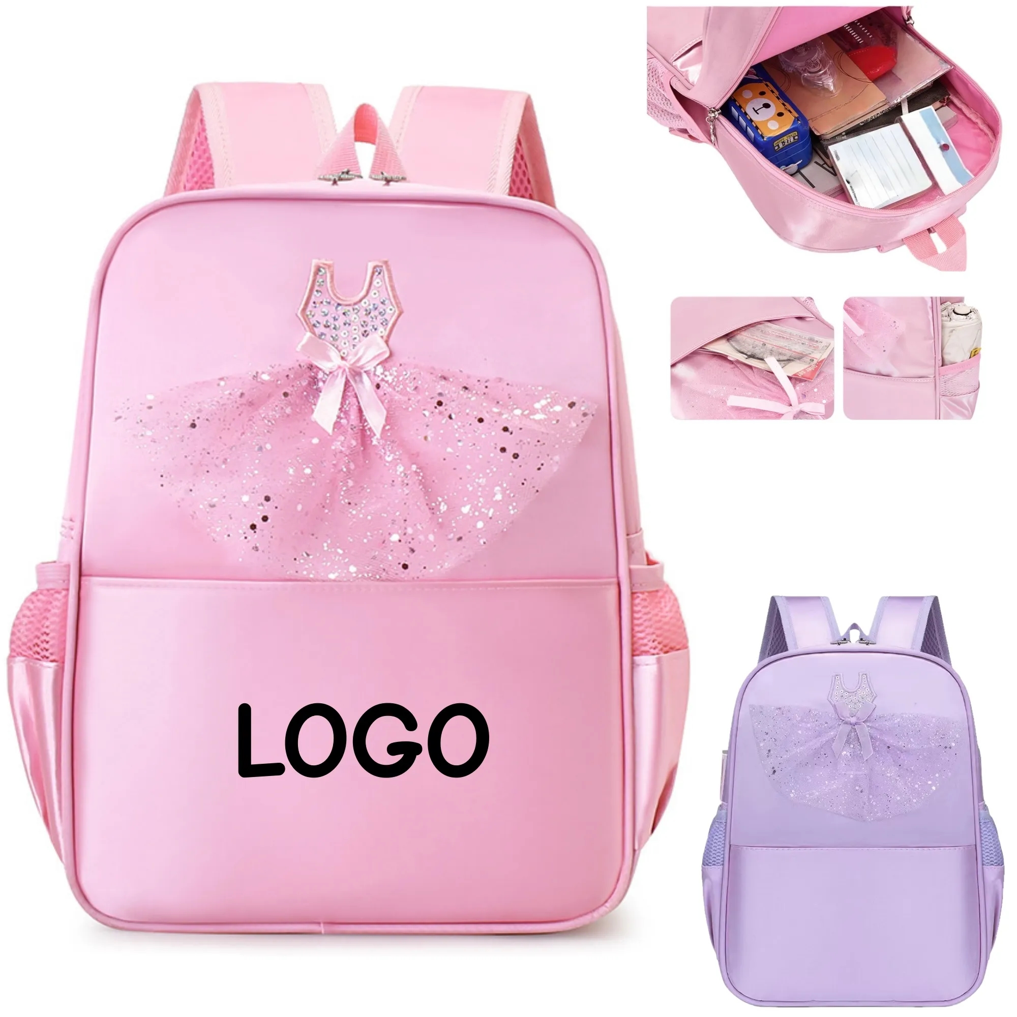 Kids Ballet Backpack Dance School Bag