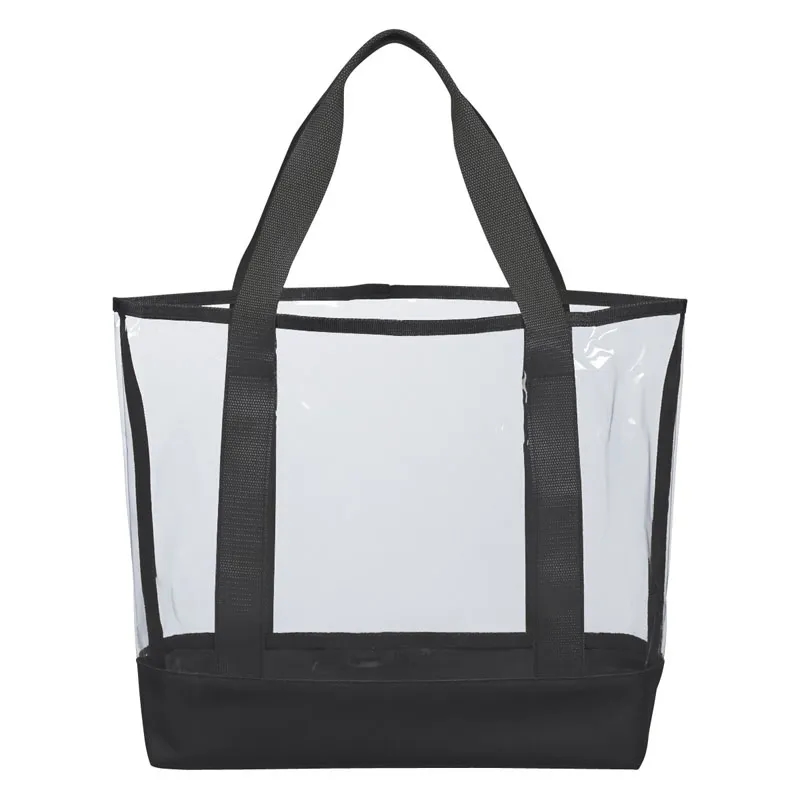 Imprinted Clear Casual Tote Bags 2