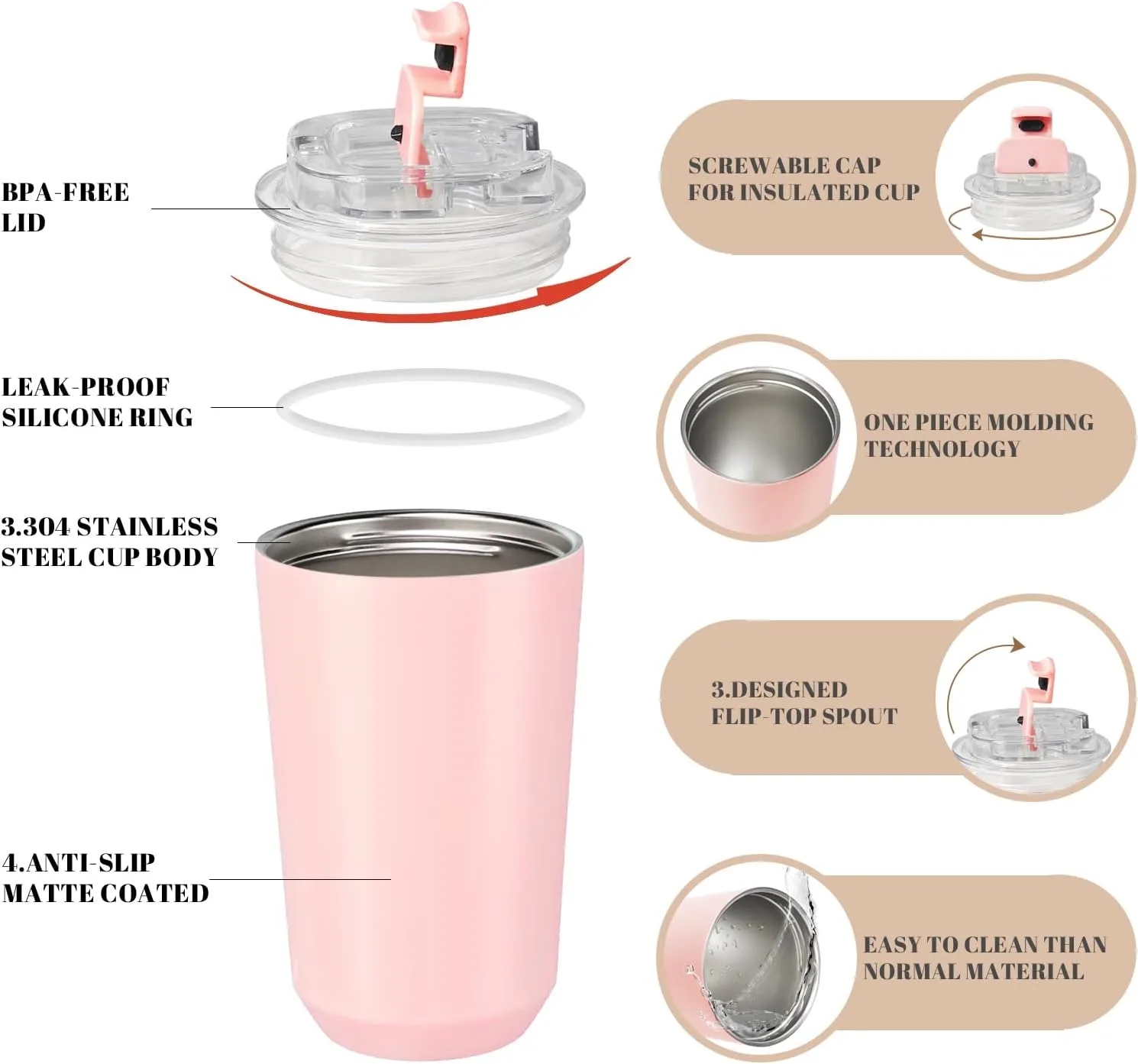 Double Layer Vacuum Cup 6