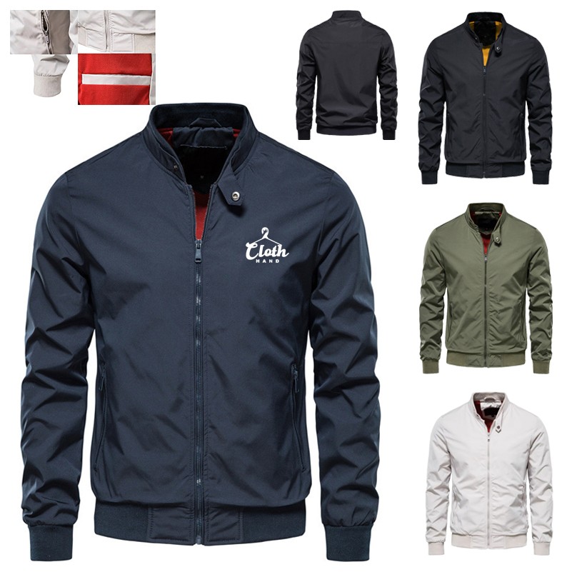 Streetwear Zip Pocket Bomber Jacket 2