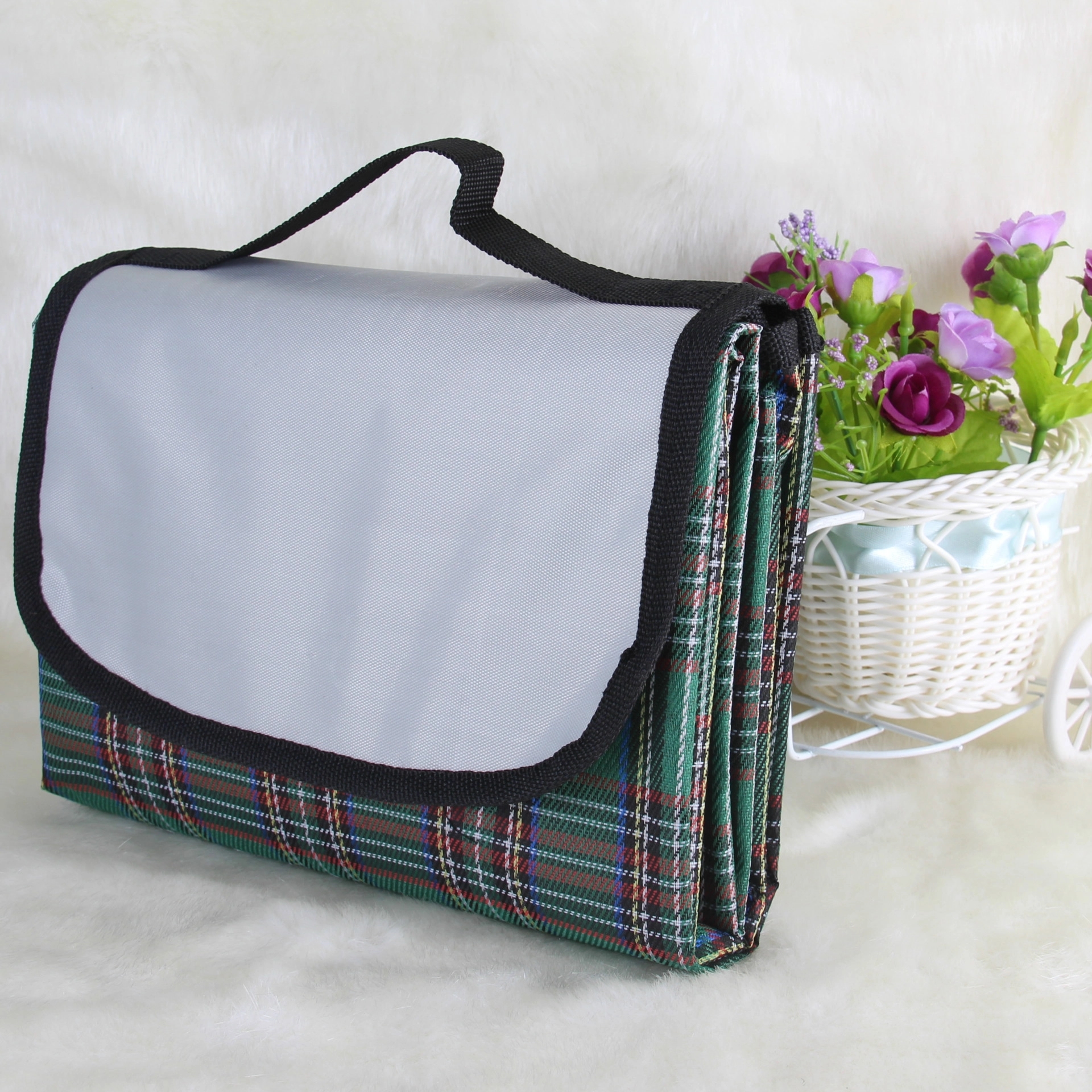 Rolling Up Picnic Blanket 4