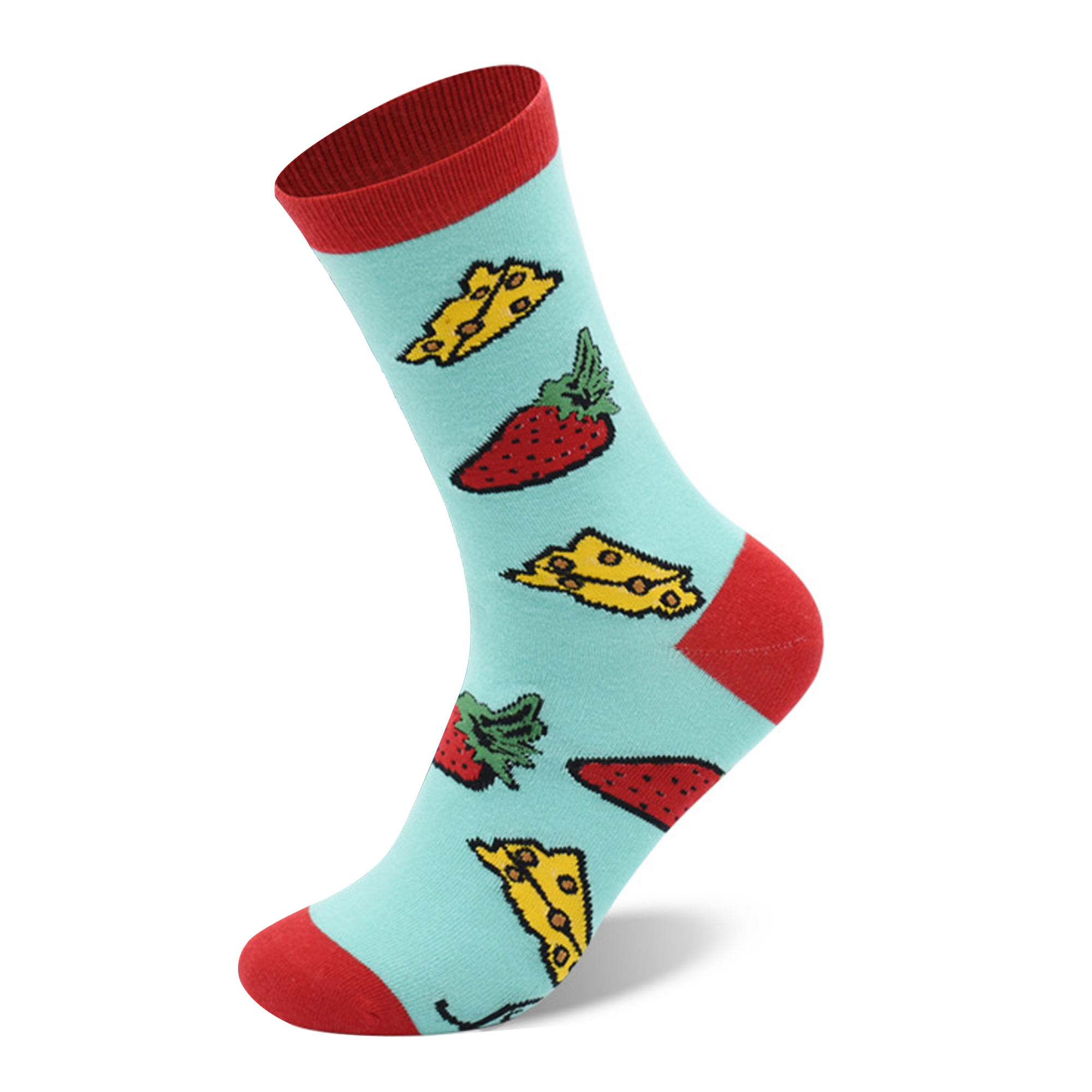 Personalized Jacquard Knit Crew Socks 2