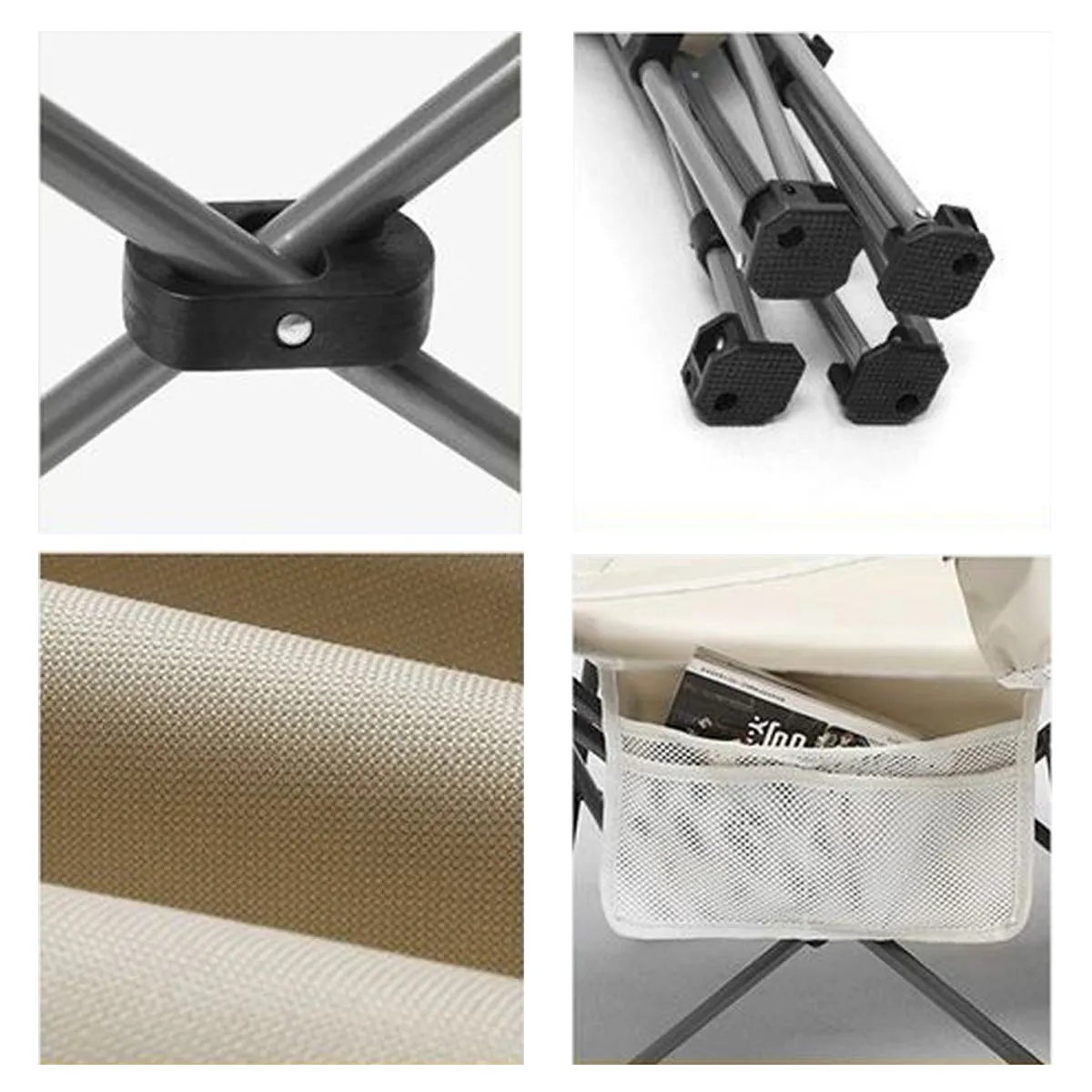 Portable Folding Reclining Camping Chair with Carry Bag 3