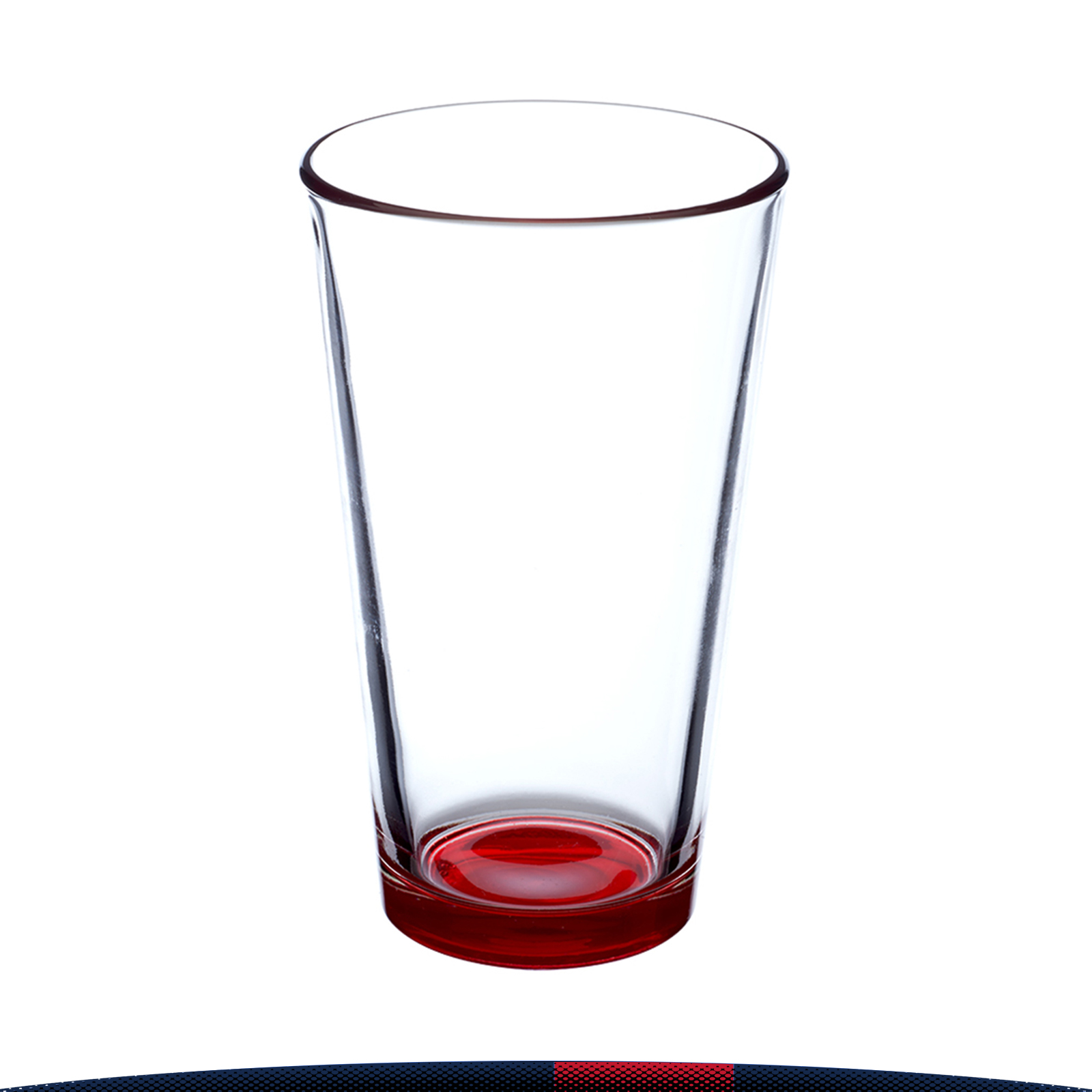 16 oz. Colored Bottom Water Glasses 10
