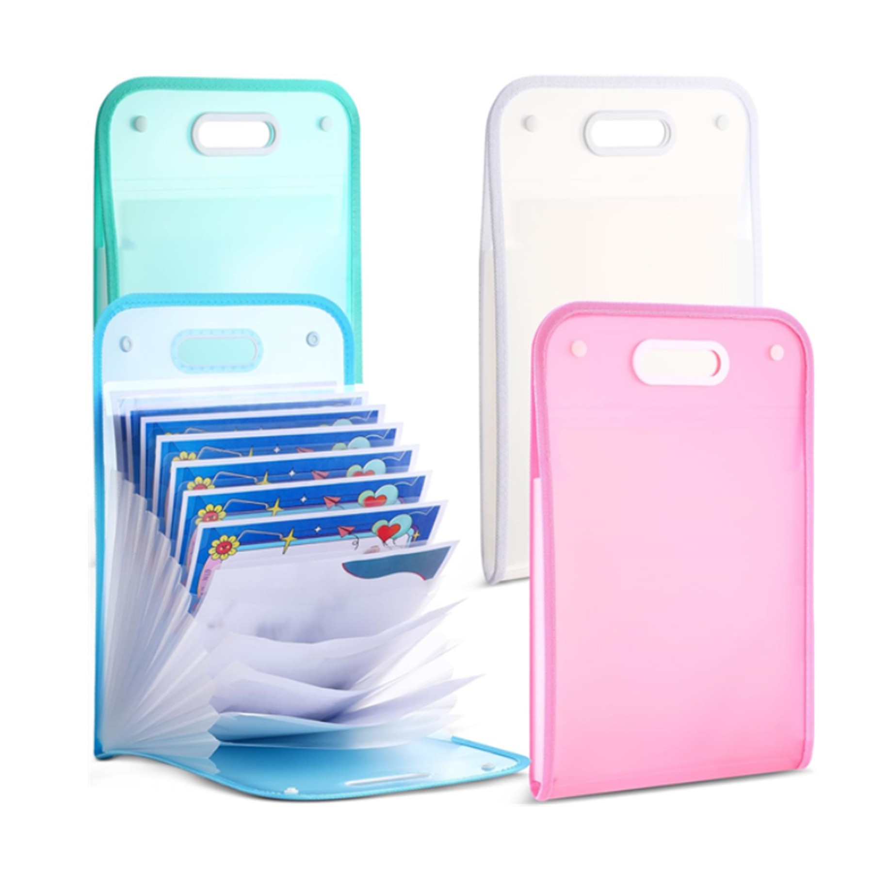 Accordion Compartment Organizer Folders 2