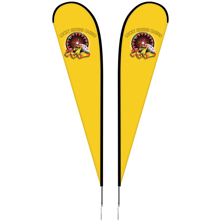 12' Double Sided Portable Teardrop Banner w/ Hardware Set 13
