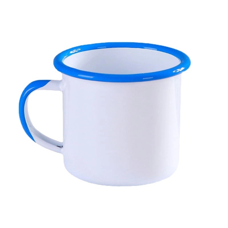 12oz Enamel Coffee Camping Mug 7