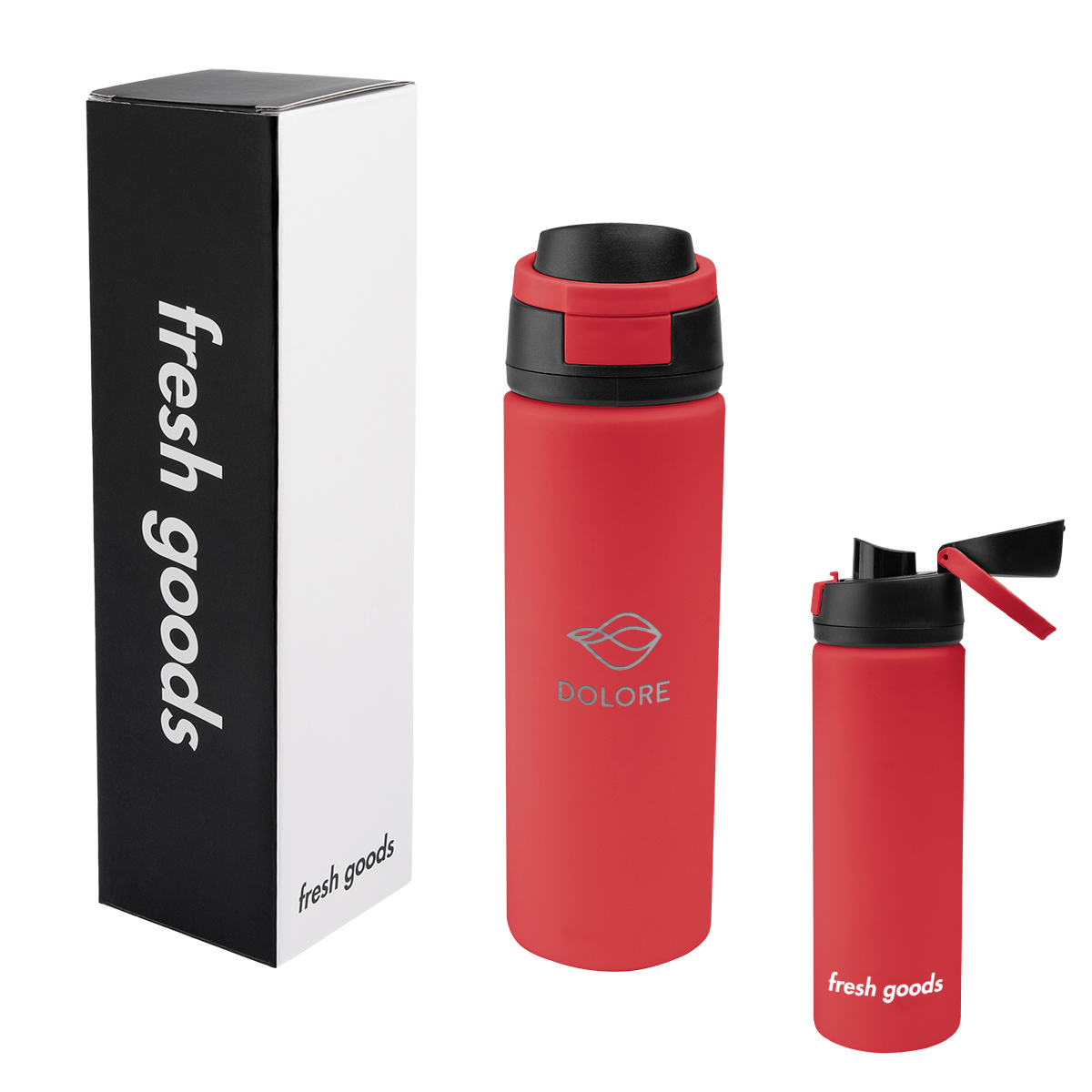 Fresh Goods 24 Oz. Pop Sip Recycled Stainless Steel Bottle 25