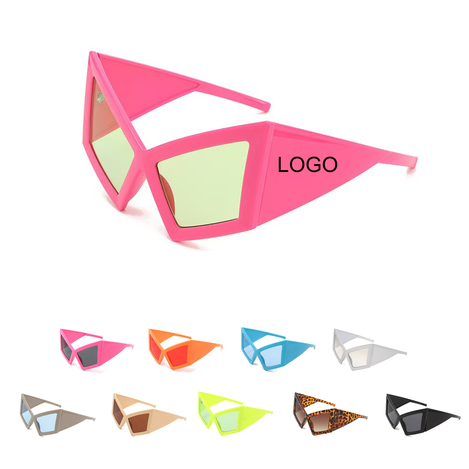 Large Frame Diamond Shaped
Sunglasses 2