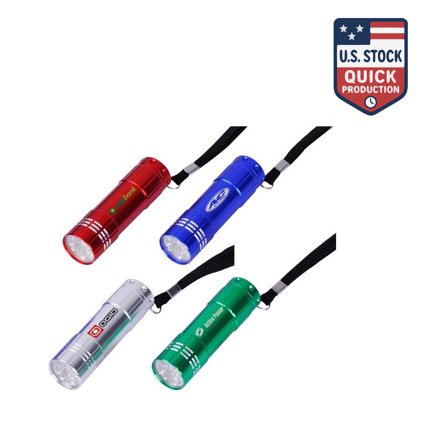 9 LED Lights W/Aluminum Body Wrist Strap And Batteries Included 1