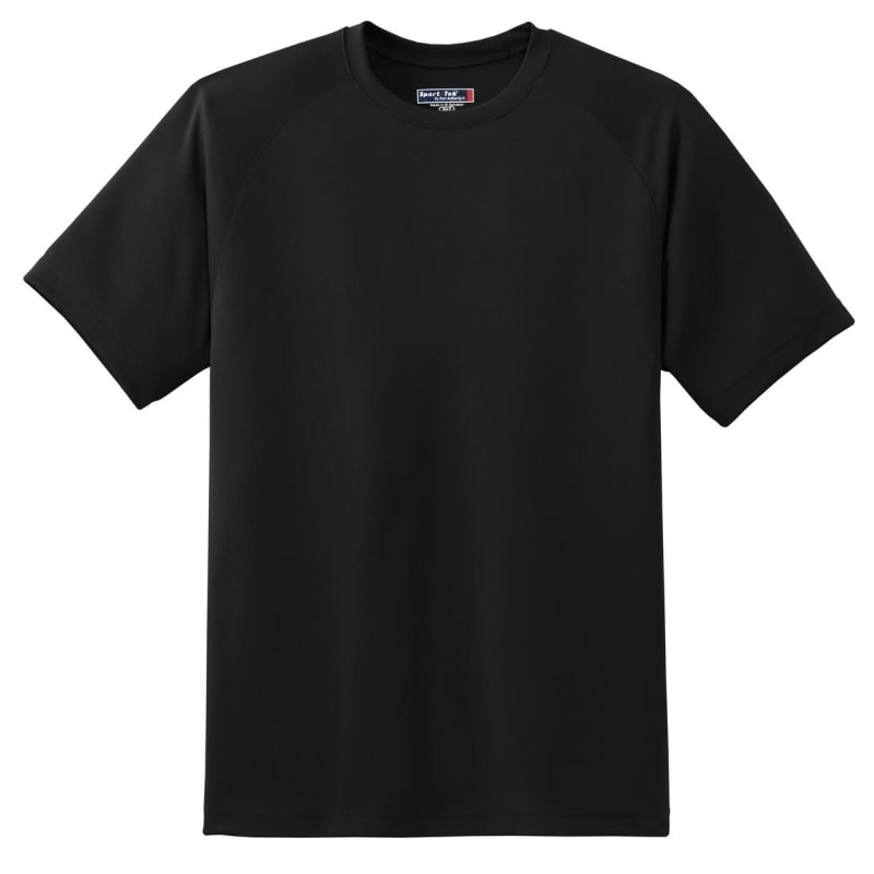Sport-Tek Dry Zone Short Sleeve Raglan T-Shirt. 5