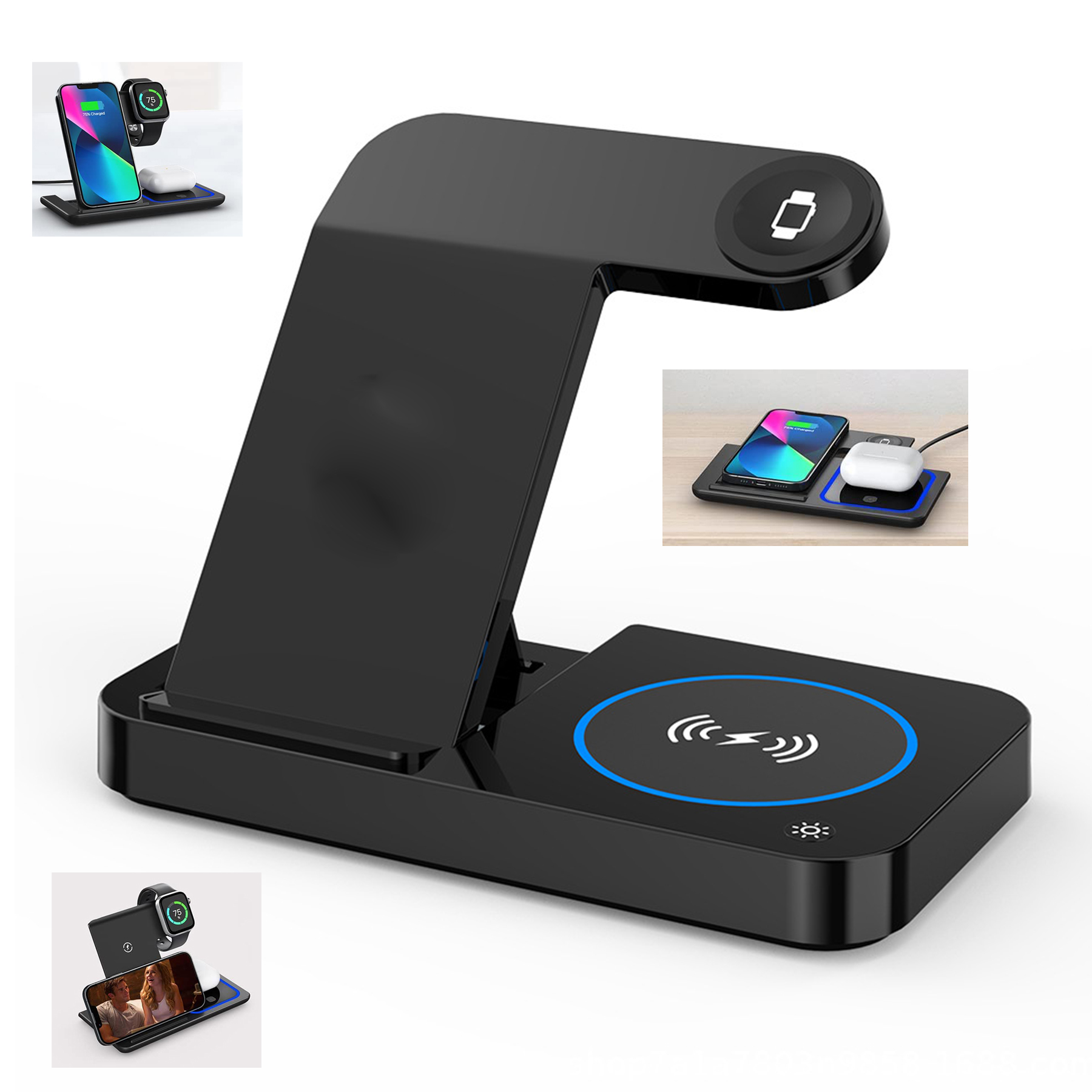 3 in 1 Wireless Charging Station