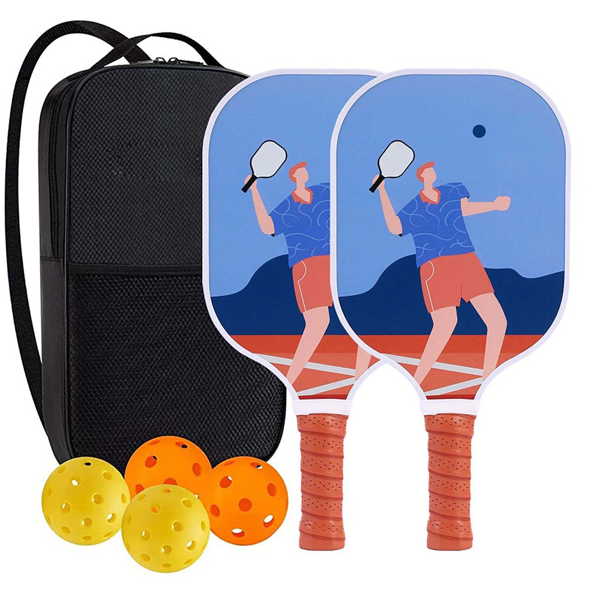 Fiberglass Pickleball Set for Training and Games 13