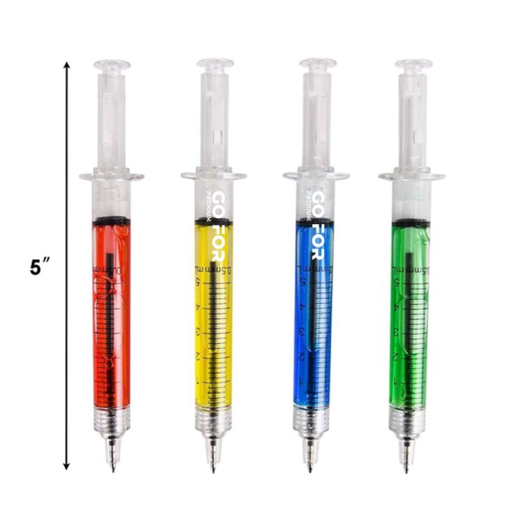 Syringe Shaped Novelty Pen for Healthcare 1