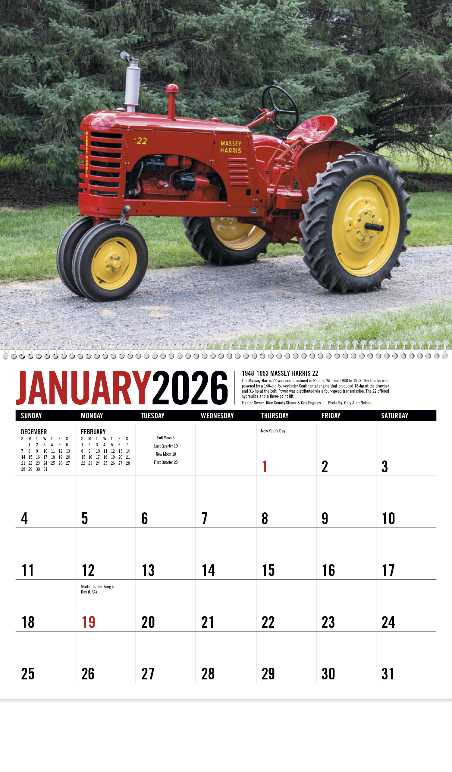 Triumph® Calendars Antique Tractors Calendar 21