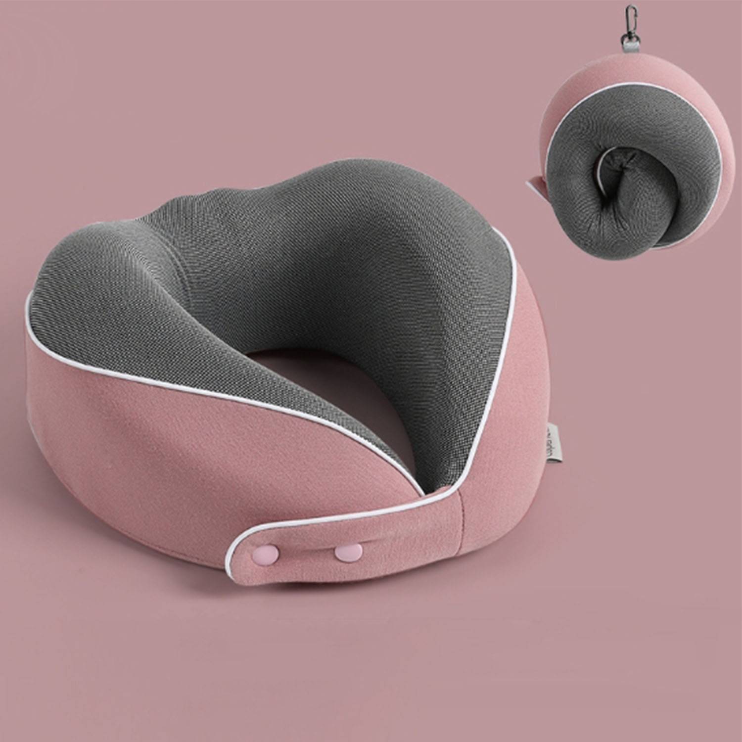 U-shaped memory foam modal travel portable neck pillow 4