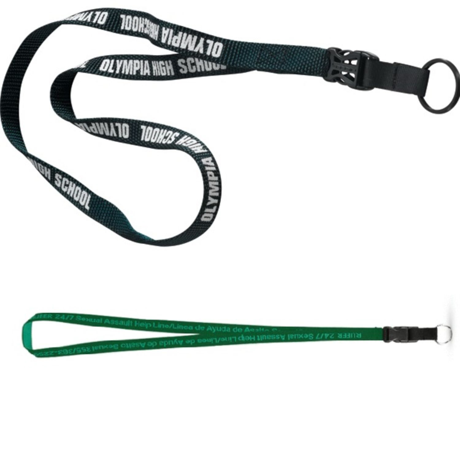 1/2" Woven Lanyards with Detachable Buckle Release 4