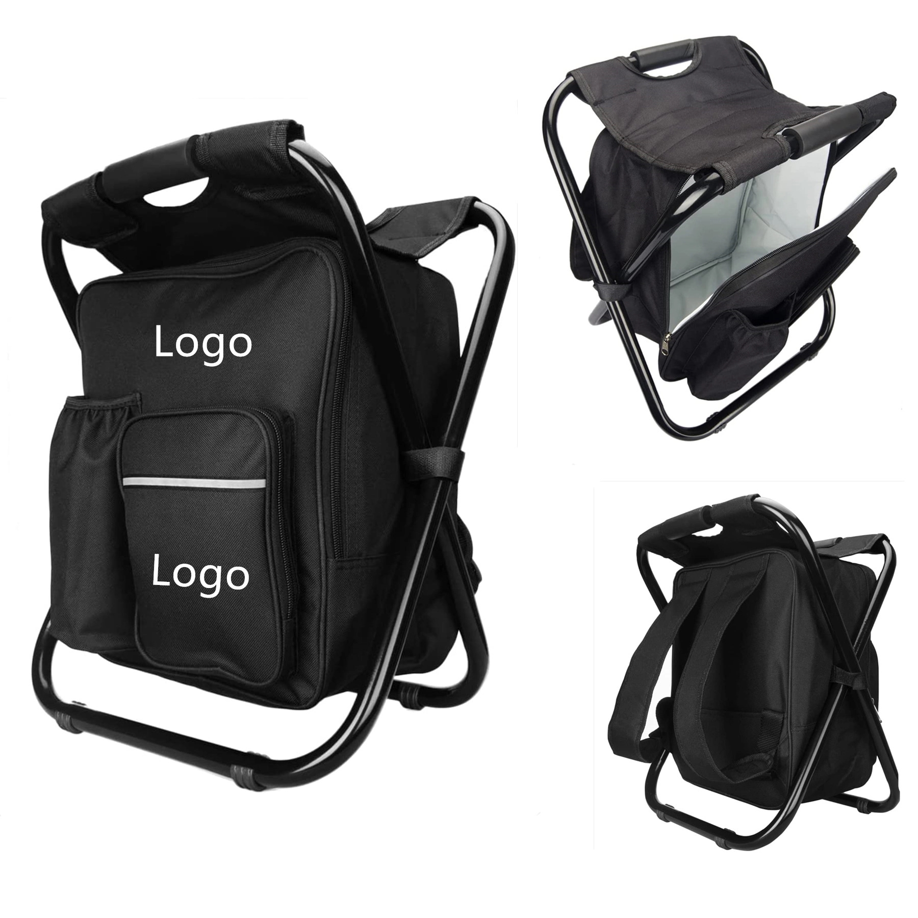 Portable Chair with Cooler Bag 2